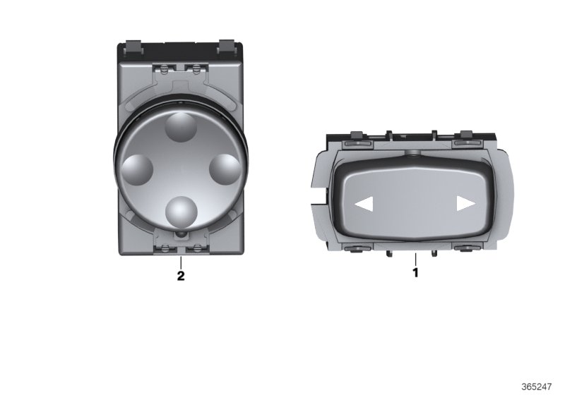 Switch, seat functions