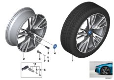 BMW LA wheel, W-spoke 470 - 20''
