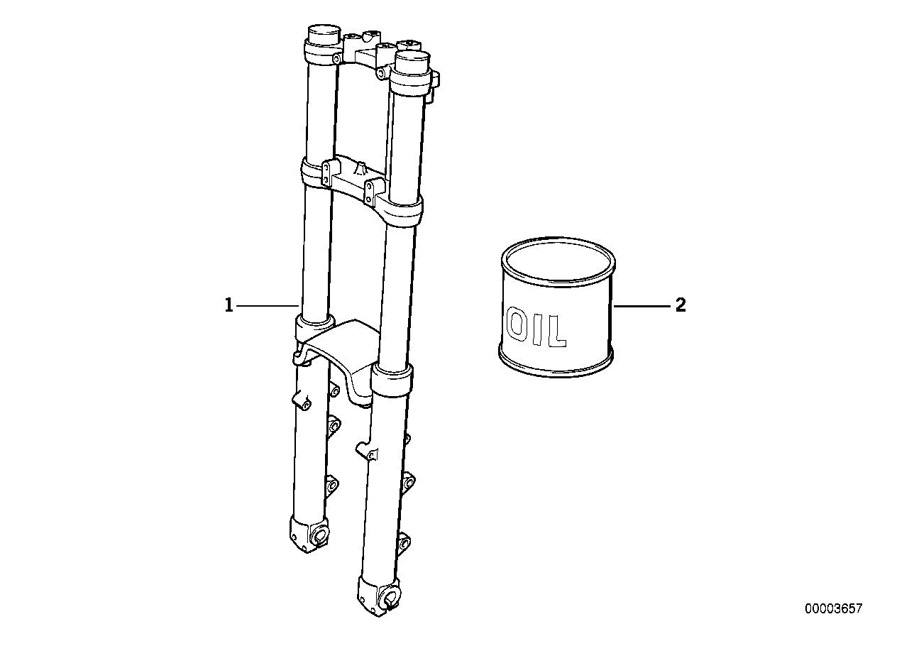 Forcella telescopica