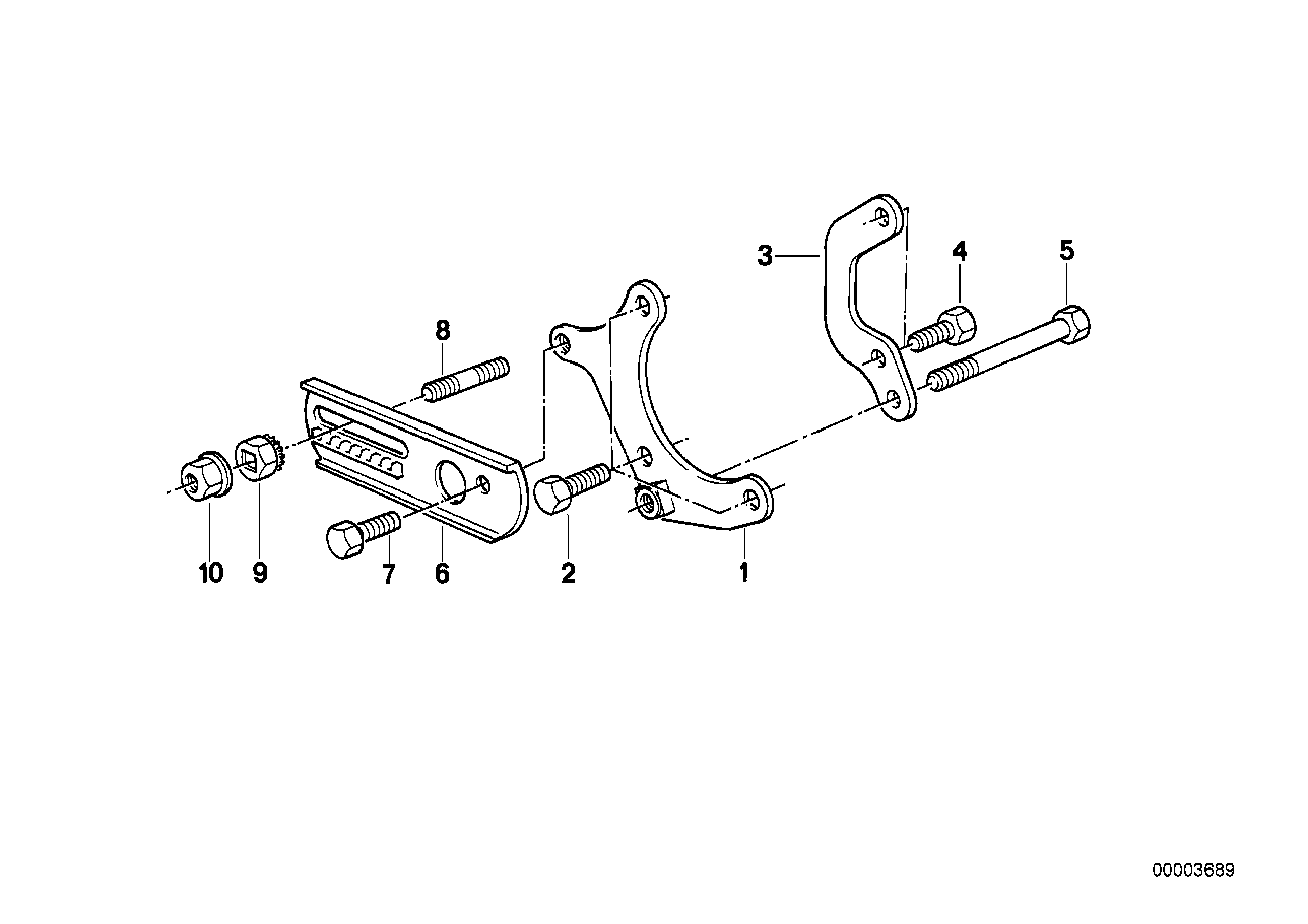 Hydrolenkung-Flügelpumpe/Befestigung