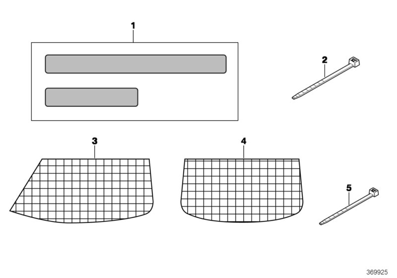 Various body parts