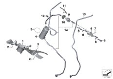 Filtre a charbon act./aeration carburant