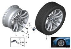 BMW LA wheel, V-spoke 513M - 18''