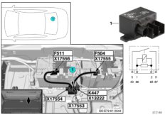 Relay, isolation 2nd Battery K447