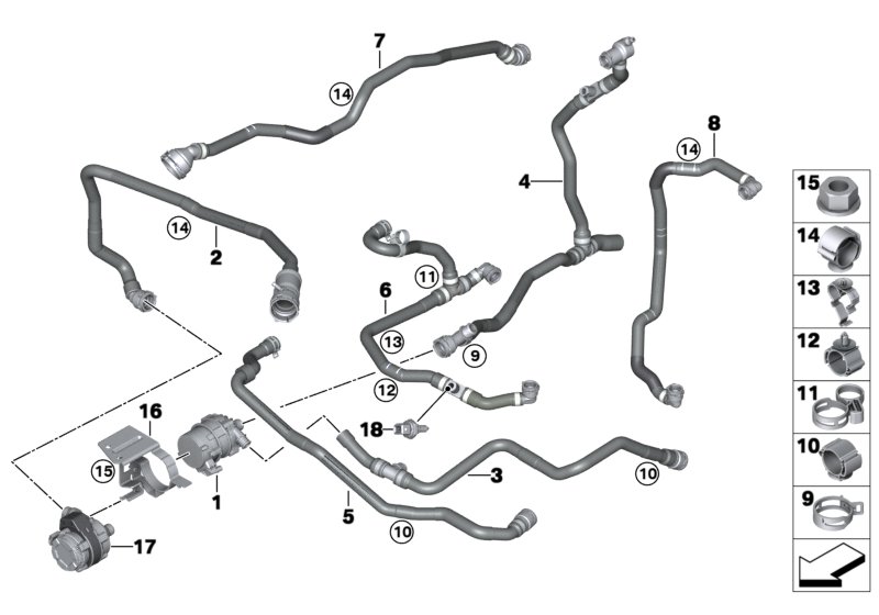 Kylsystem elmotorelektronik