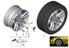 BMW LA wheel, V-spoke 640M - 18''
