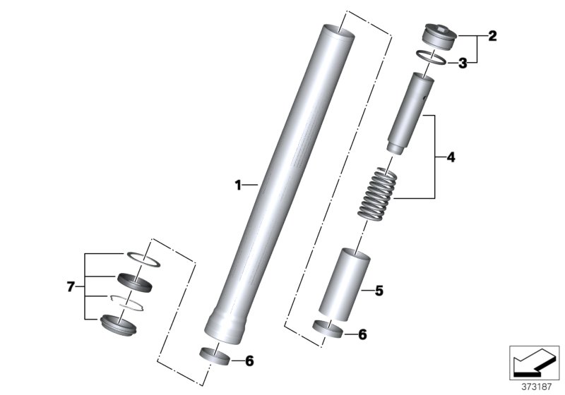 Tubo de suporte