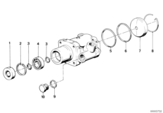 Hydro steering-vane pump/single parts