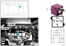 Relay, soft top 1 K18363