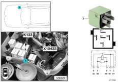 Relay, defrost function K133