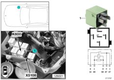 Relay, blower K600