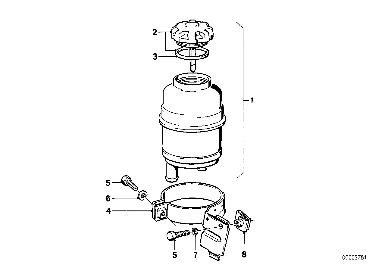 Ölbehälter / Einzelteile