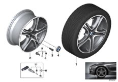 BMW LA wheel, double spoke 361 - 18''