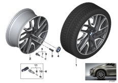 Llanta AL BMW diseño turbina 487 - 19''