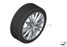 Winter wheel&tyre, Y-spoke 489