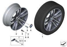 BMW LA wheel, double spoke 466 - 19''
