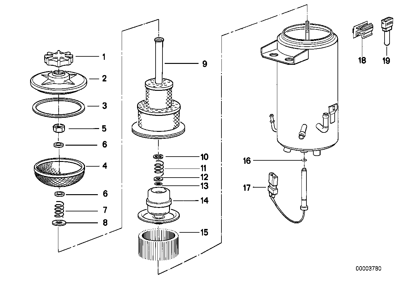 Ölbehälter ASC+T/Einzelteile