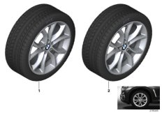Winter wheel&tyre, V-spoke 594
