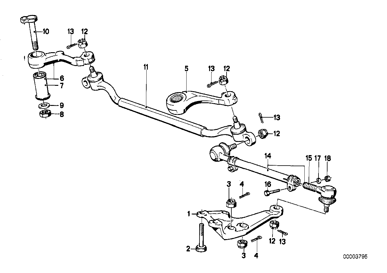 Stuurstang/spoorstang