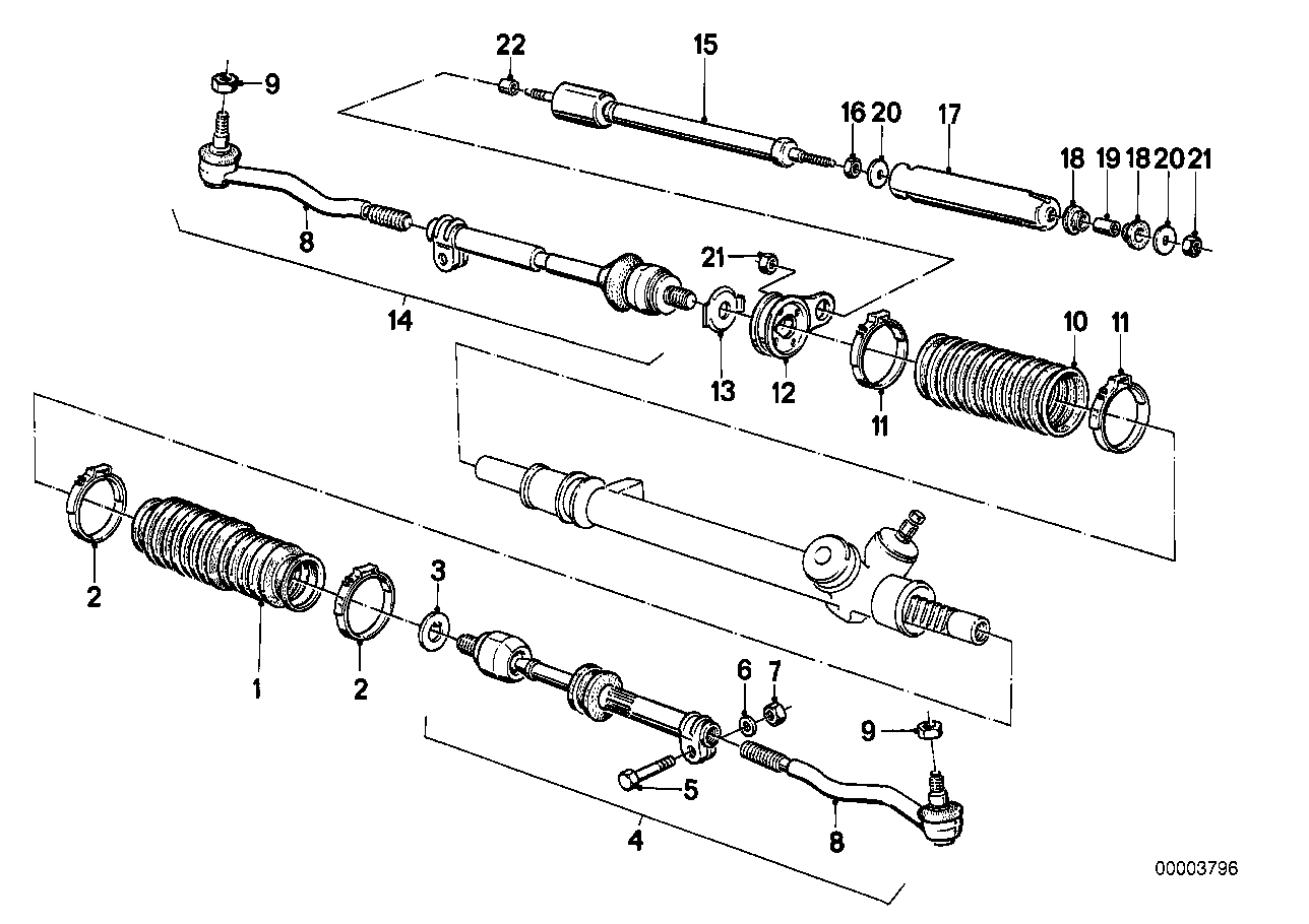 Lenkgestänge/Spurstangen