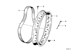 Roue à rayons