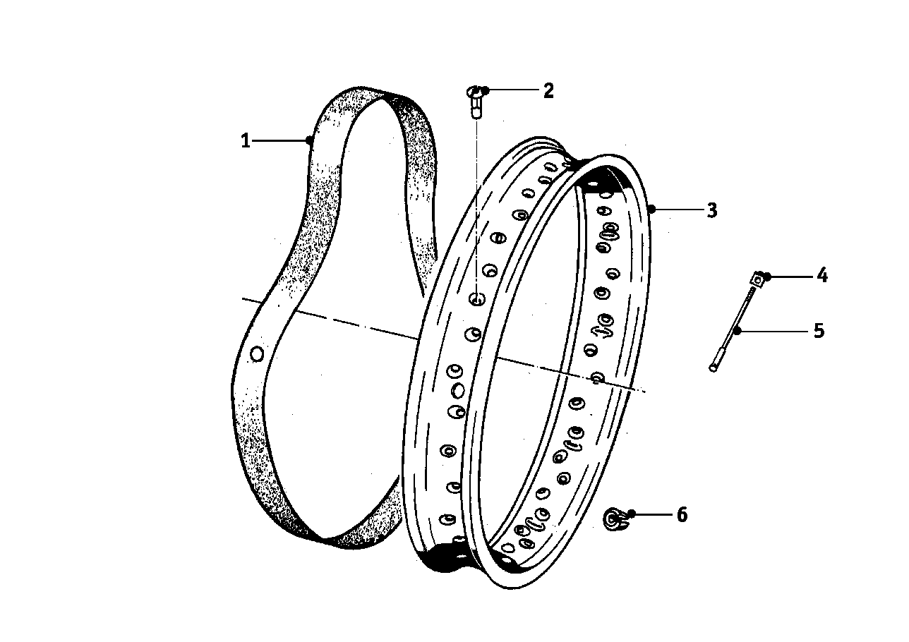 Roue à rayons