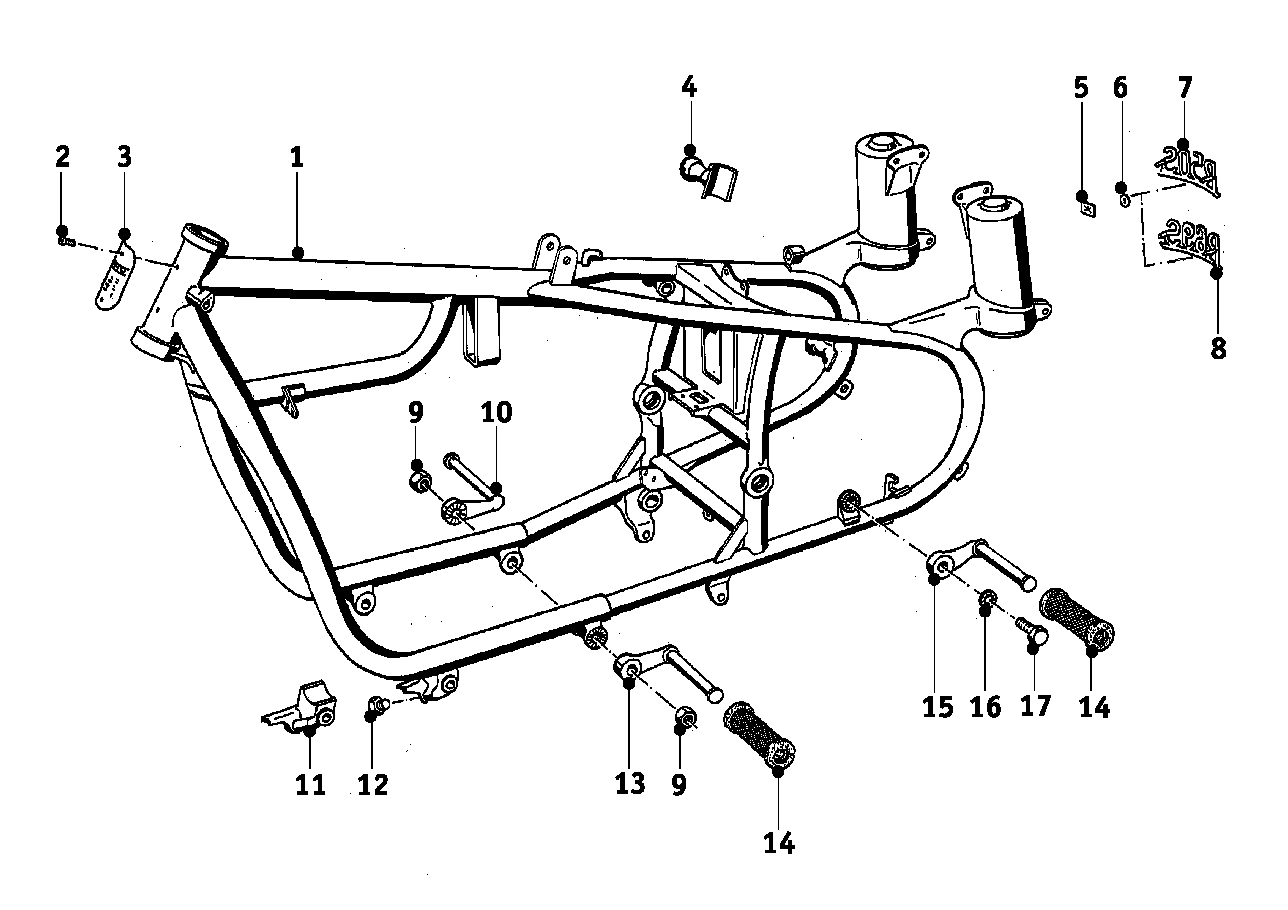 Telaio moto