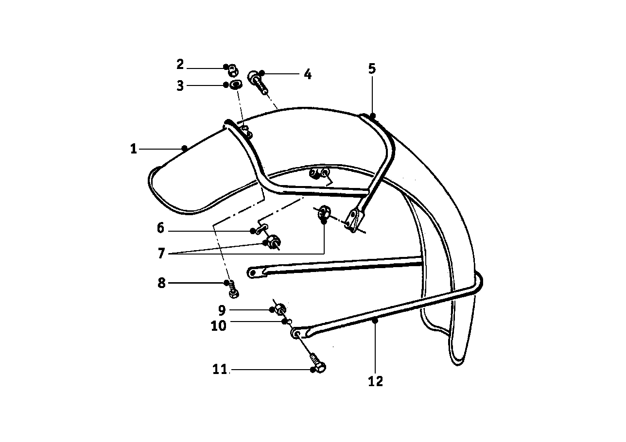 Roue AV - garde-boue