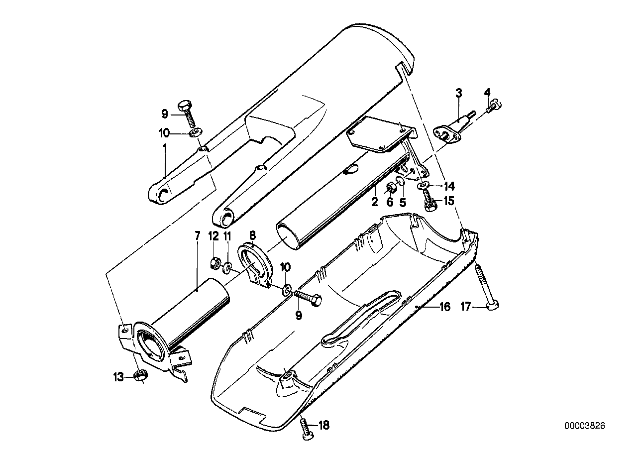 Arbol de direccion-tube envolv./revestim