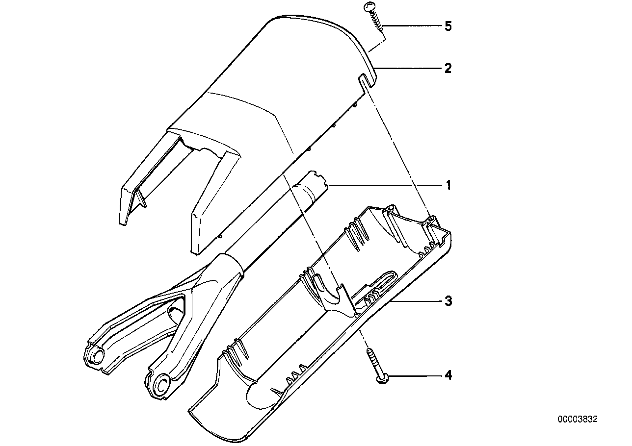 Arbol de direccion-tube envolv./revestim