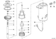 Caja de aceite regulac.d.nivel/piez.sult