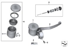 Handbrake control assembly