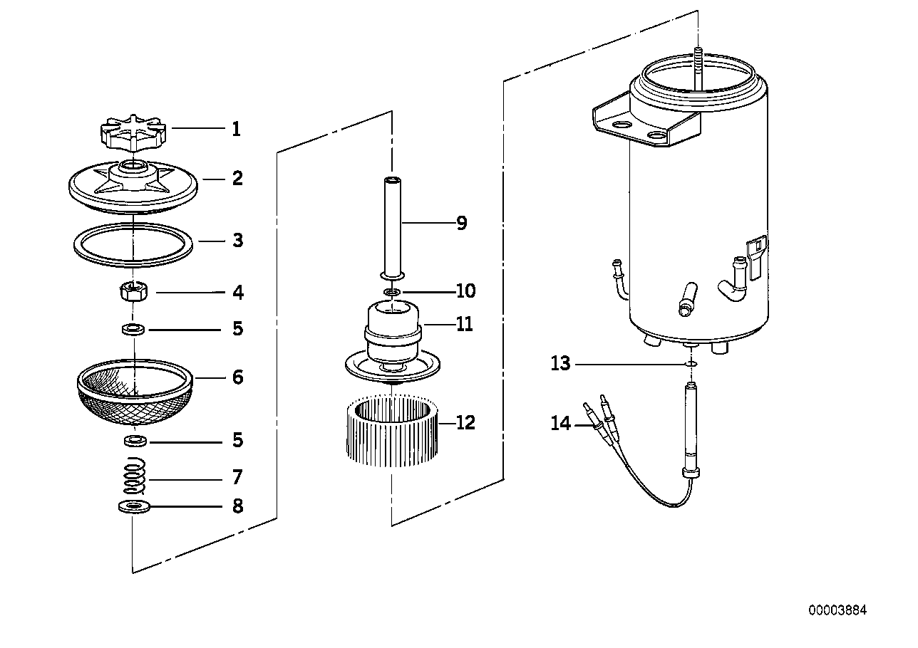 Caja de aceite regulac.d.nivel/piez.sult