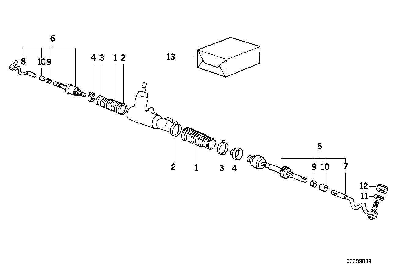 Lenkgestänge/Spurstangen