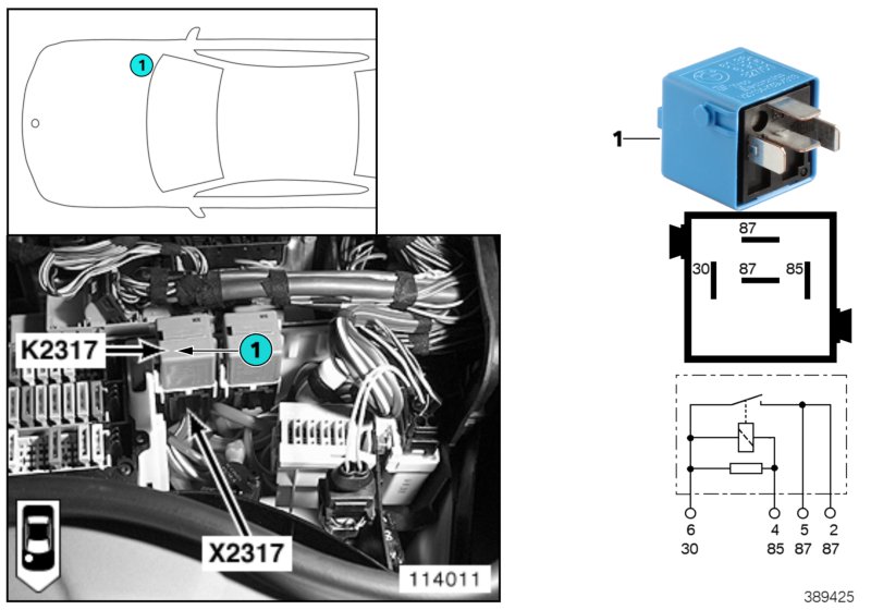 Relay DDE 1 K2317