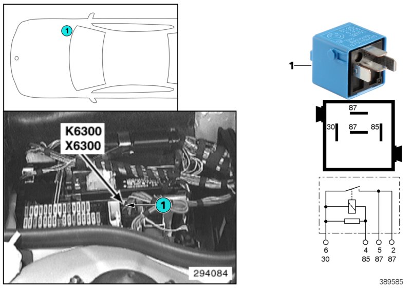 Relè DME K6300