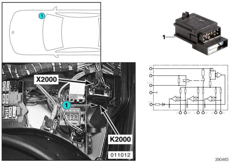 Relay, glow element K2000