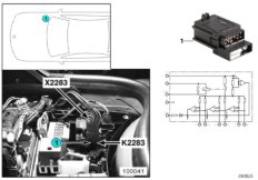 Relè candela di accensione K2283