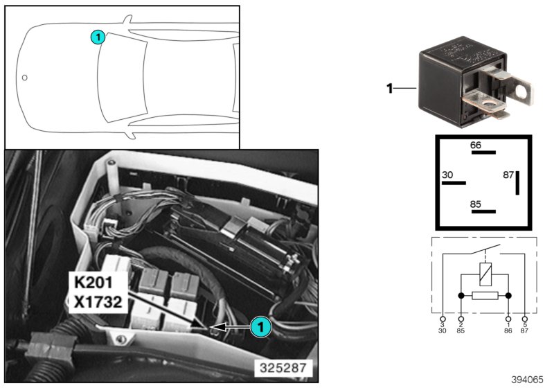 Relè ventilatore supplem. liv.3 K201