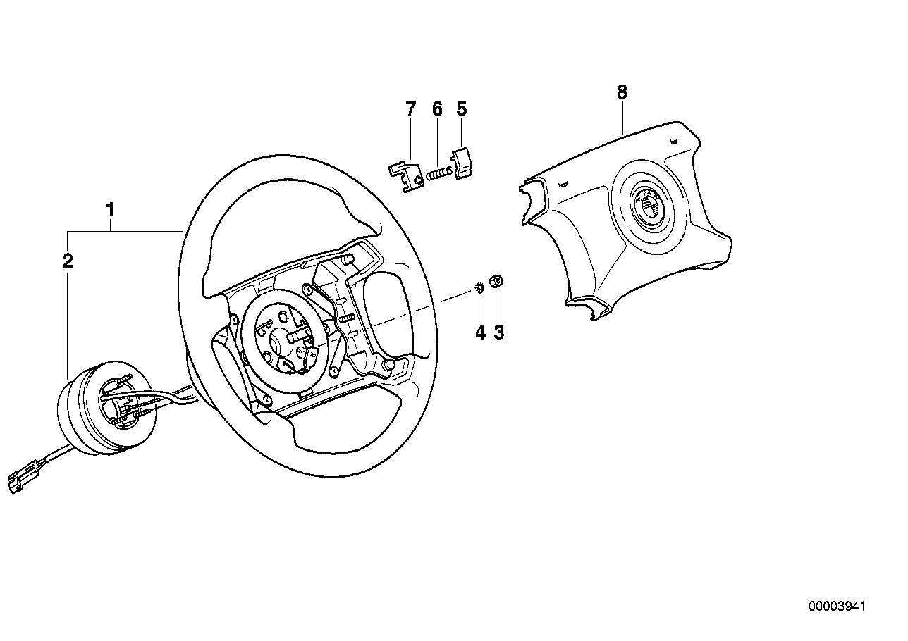 Volante com airbag M Technic