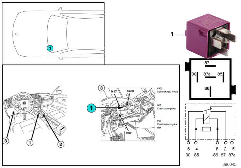 Relay, independent ventilation K450