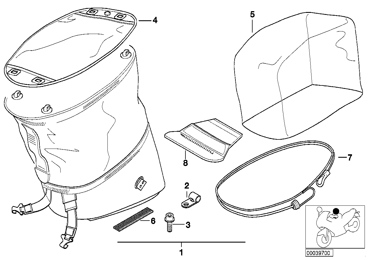 Sakwa na zbiornik 99