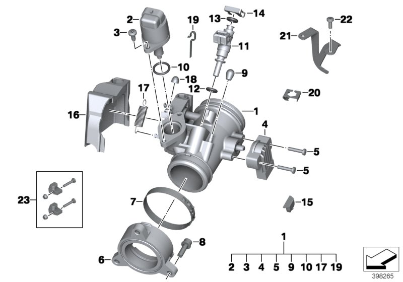 Throttle housing Assy