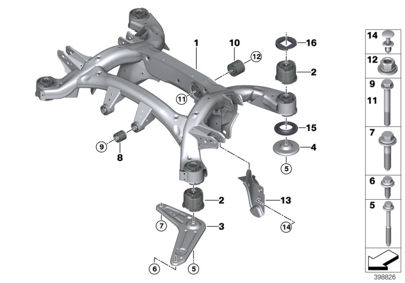 Rear axle carrier