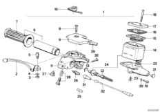 Handle unit, right