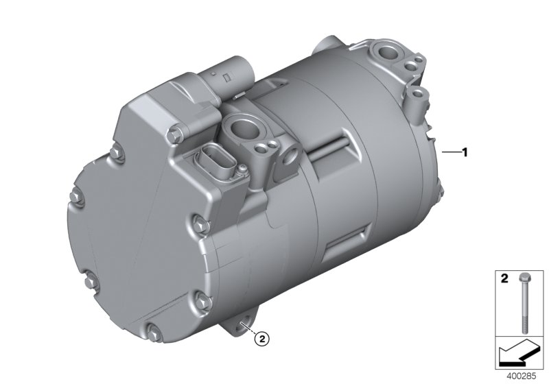 Compresor del climatizador eléctrico