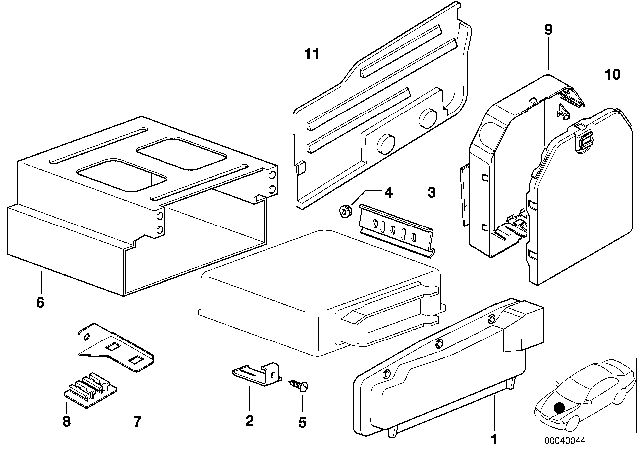 DMC Cover and Mounting Parts