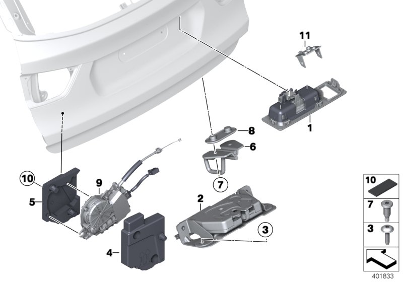 Trunk lid/closing system