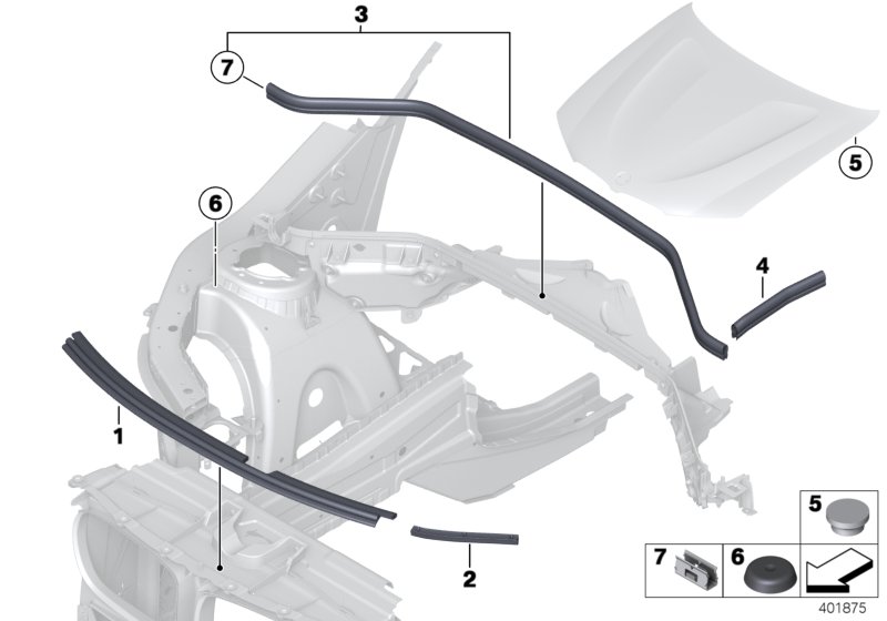 Bonnet seals