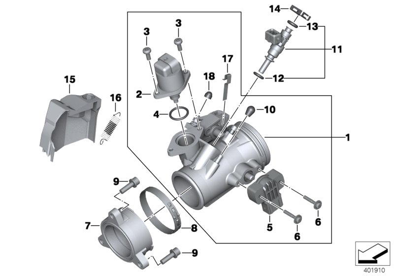 Throttle housing Assy